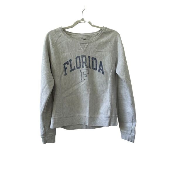 Champion Reverse Weave Florida Print Sweatshirt Women’s Gray Size Medium - Picture 1 of 5